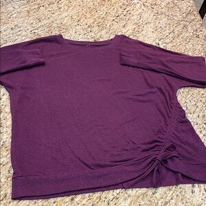 Women's Purple sweatshirt Top 1x